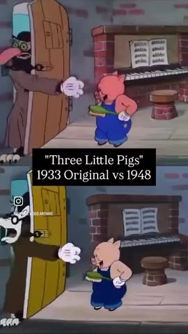 Three Little Pigs 1933 Original Cartoon