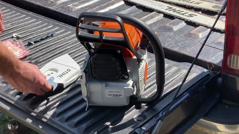 STIHL MS382 test cut