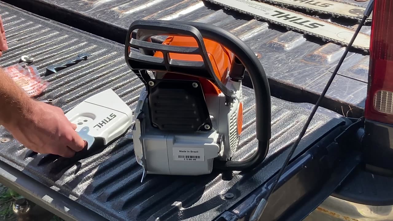 STIHL MS382 test cut