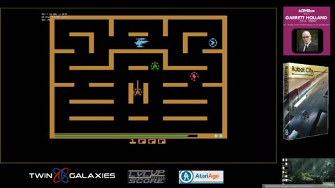 Atari 2600 EMU - Robot City - Game 4 B/B - 2,076