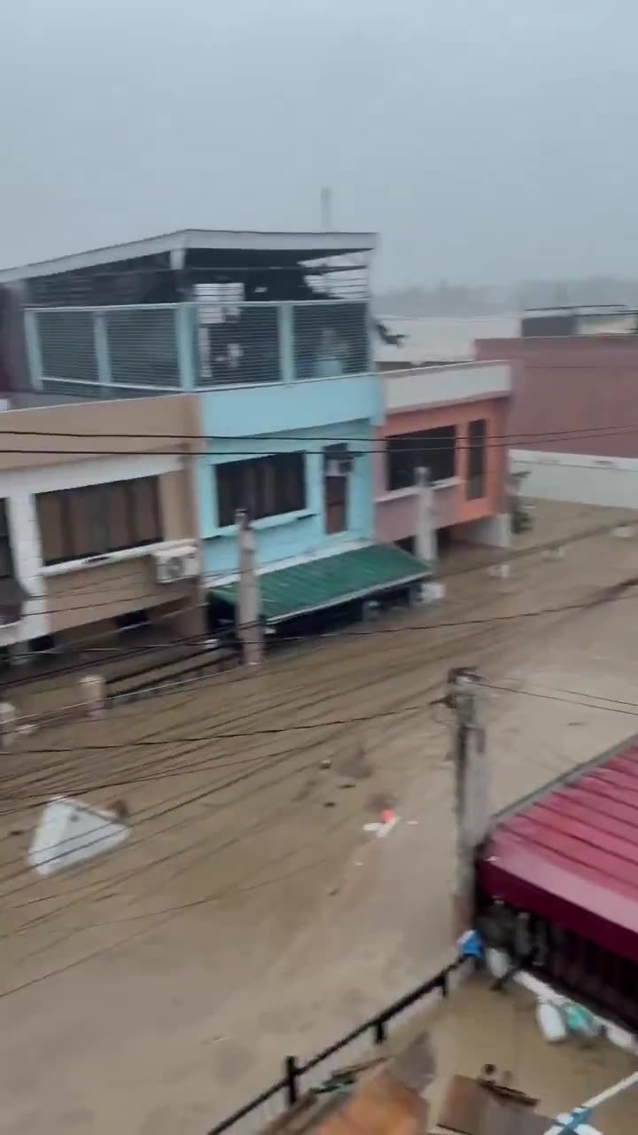 The city of Talisay on the Philippine island of Cebu is currently experiencing flash floods