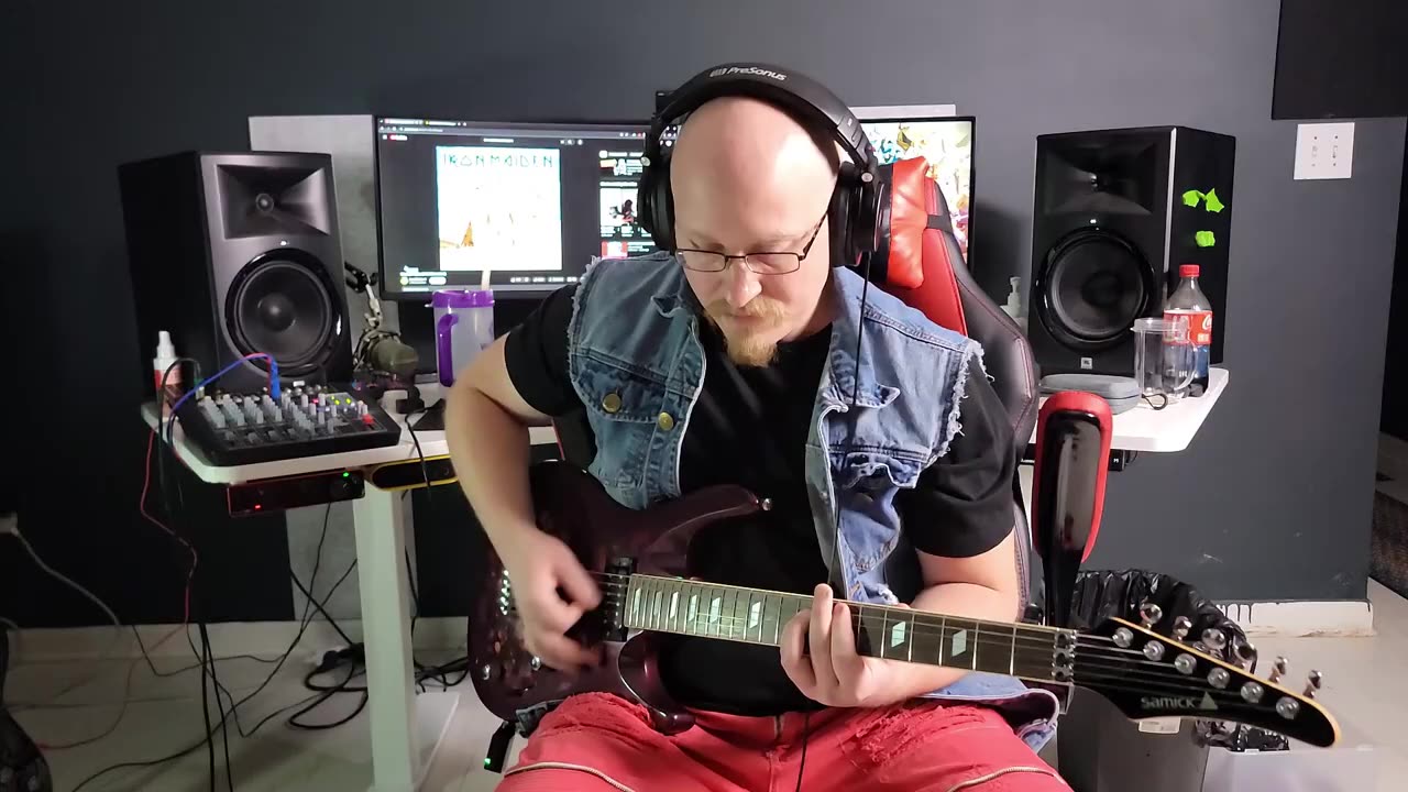 Wasted Years By Iron Maiden (Guitar Cover)