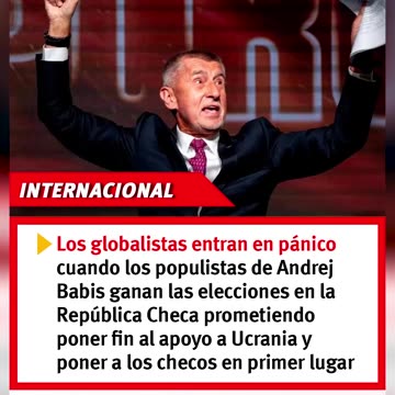 República Checa: Andrej Babiš arrasó en las elecciones legislativas - UN NUEVO NO AL GLOBALISMO