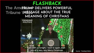 WATCH: Trump Delivers Heartwarming Message About the True Meaning of Christmas