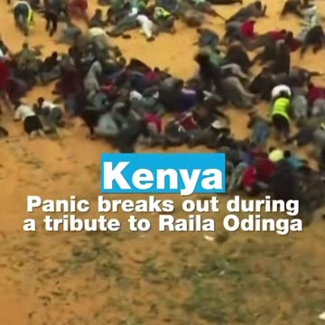 Depopulation in progress, Nairobi Kenya 🤦‍♂️☠️⚠️ Kenya Panic breaks out during a tribute to Raila Odinga