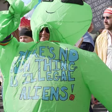 Strange and Disturbing Sights of the D.C. "No Kings" Protest