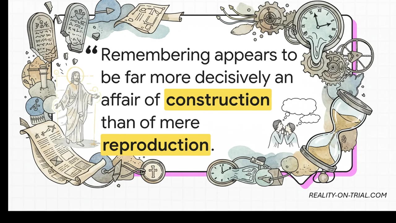 JESUS BEFORE THE GOSPELS: Memory vs. Reality.