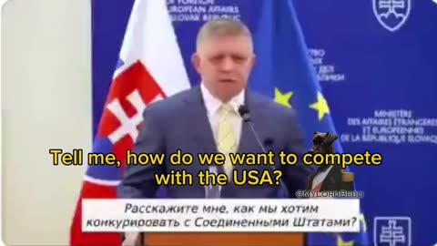 Slovakia PM Robert Fico "Tell me, how do we want to compete with the USA? In the EU, the price of gas yesterday was €53/MWh, in the USA €8/MWh