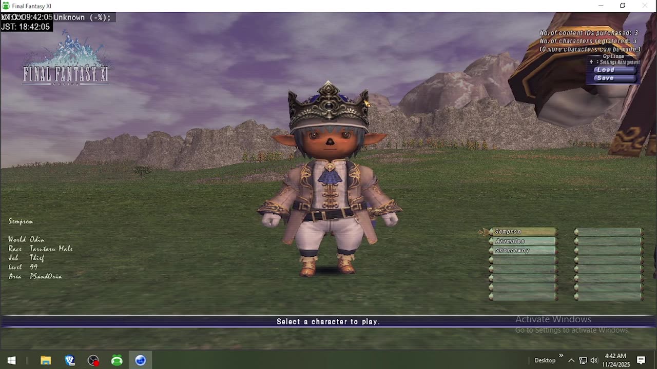 Playing Final Fantasy XI Online