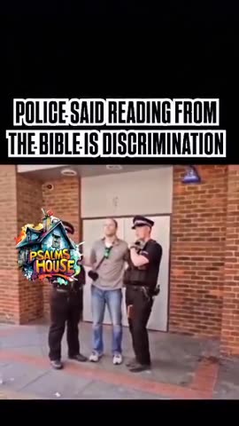 🇬🇧 In 2025 Historically Christian Britain you now get arrested for reading the Bible in Public