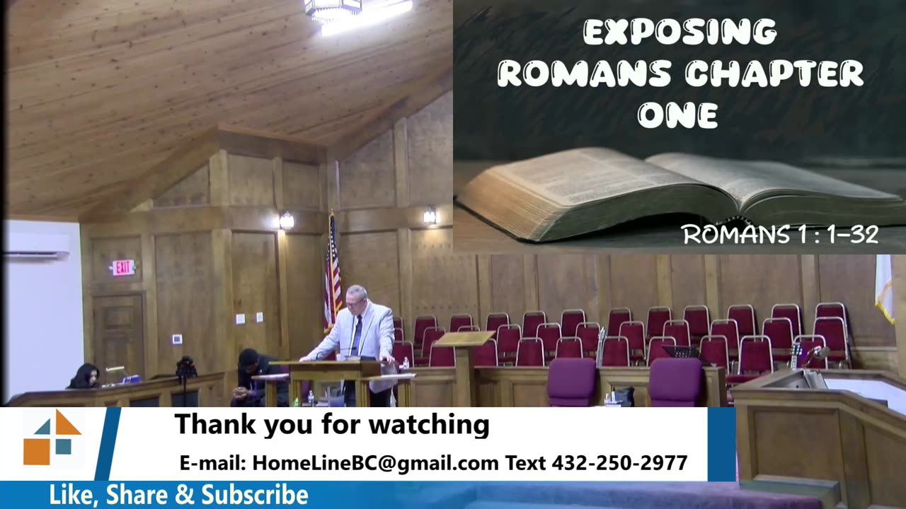 Pastor Robb Foreman // Exposing Romans Chapter One