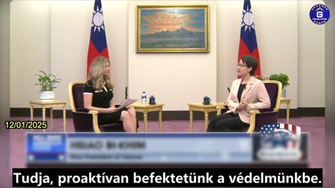 【HU】Hsiao Bi-Khim, Tajvan alelnöke a béke fenntartásáról az erőn keresztül