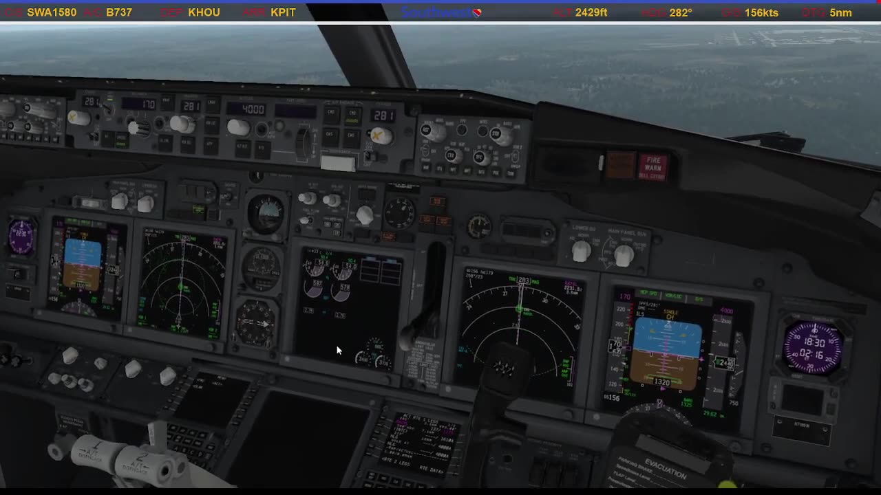 Landing in Pittsburgh (KPIT)
