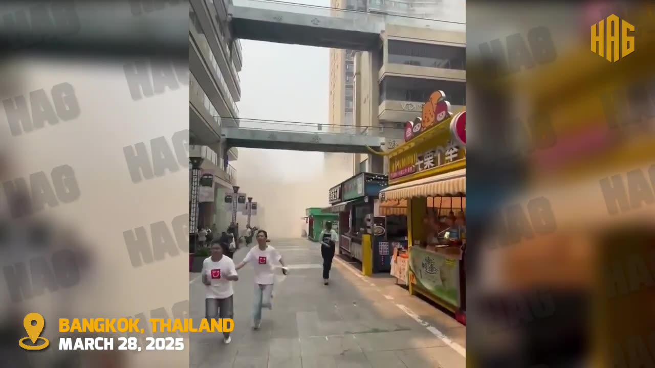 Now Bangkok, Thailand is destroyed in 2 minutes! M7.7 earthquake destroys many buildings