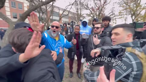 Burning Quran in Dearborn Michigan