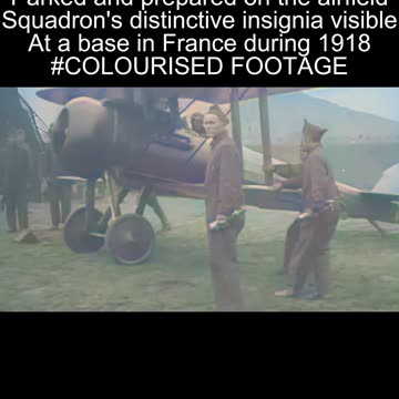 Aero Squadron aircraft on French airfield