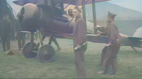 Aero Squadron aircraft on French airfield