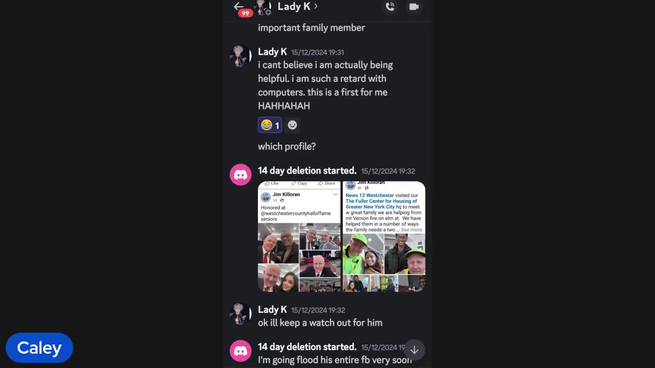 9.10.2025 - Caley- The Narrative 2.0 - Katie & Me doxxing (going real life)