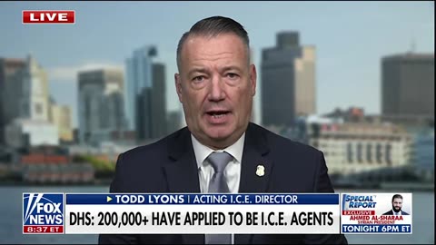 ICE has received more than 200,000 applications from Americans eager to serve their