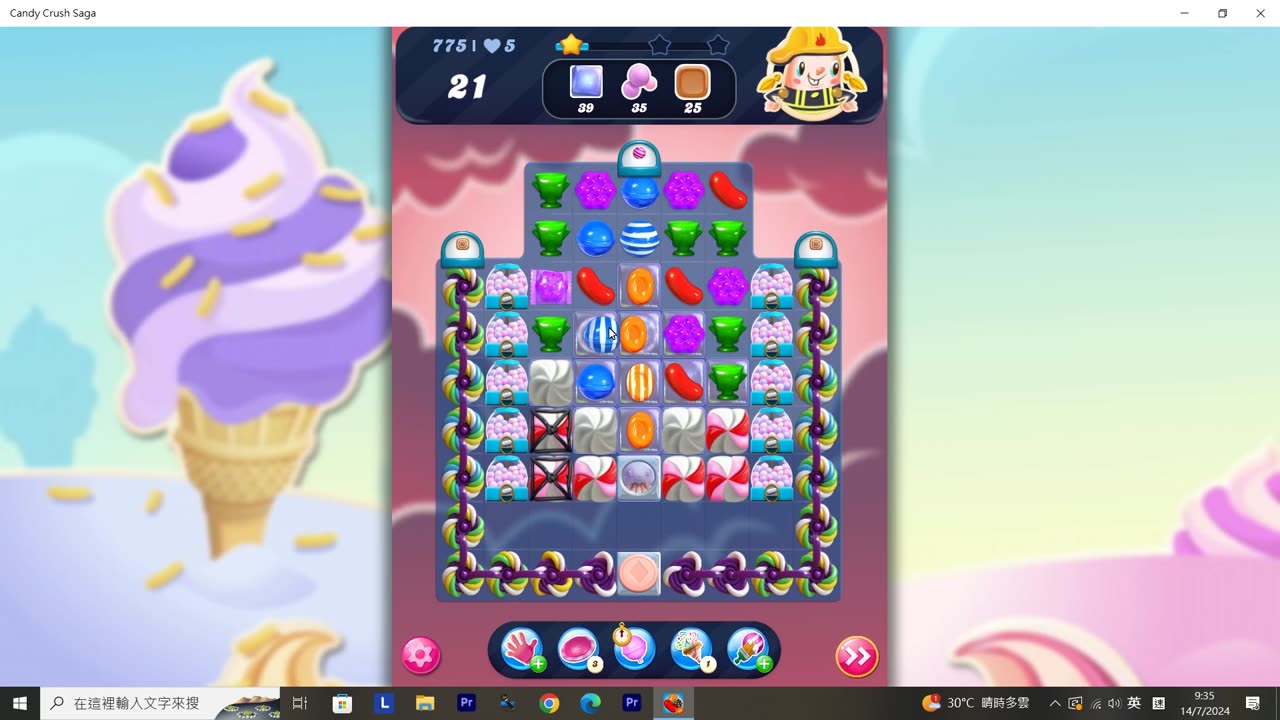 Candy Crush Saga Record (Level 775)