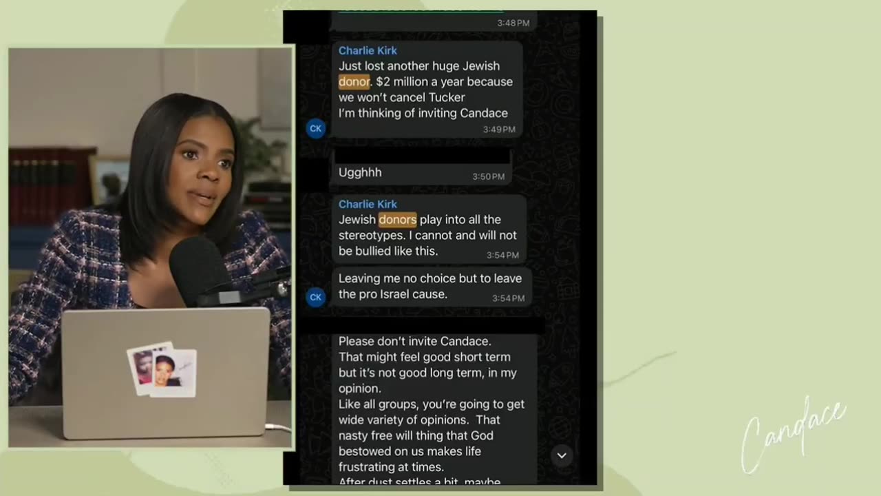 Charlie Kirk | What Was Charlie Kirk Texting 48 Hours Before His Death? Candace Owens Posts Text Messages from Charlie Kirk (48 Hours Before His Death)