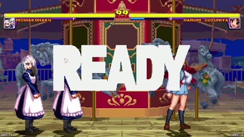 Hisui, Kohaku, and Mech Hisui (Me) vs Haruhi Match #2