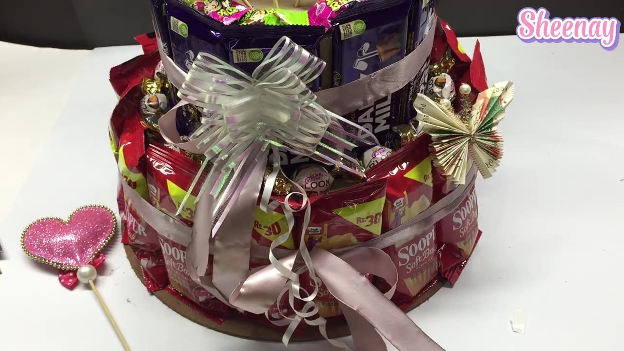 I Made a Birthday Cake Using Just Chocolates & Candies