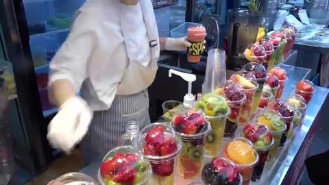 Clean and Fresh Fruit Juice Making _ GwangJang