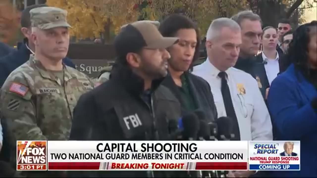 NEW DETAILS_ FBI director clarifies condition of Guardsmen after shooting near White House