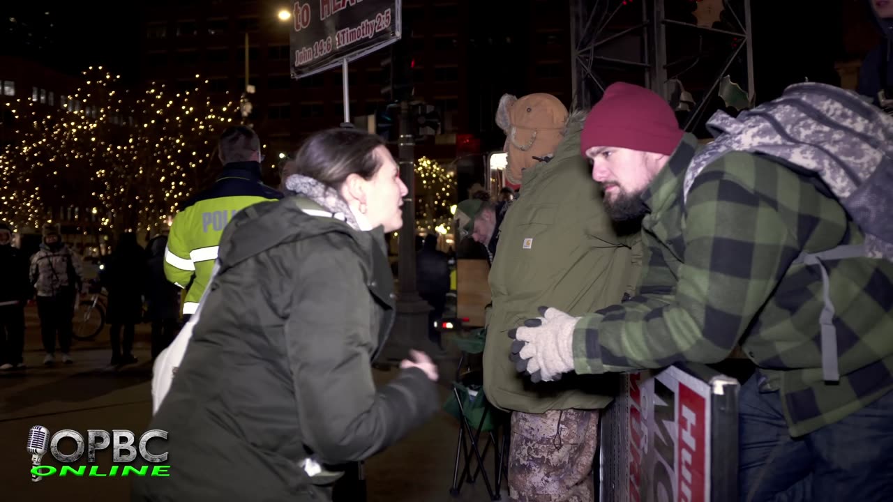 St. Paul Police Let Psycho Woman Attack OPBC Preachers