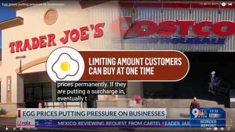 Another quickie on them egg prices hitting the news