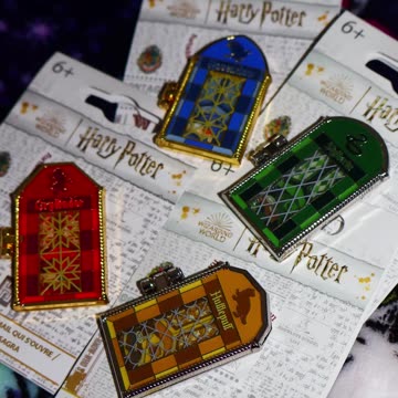 What's Your Hogwarts House? BoxLunch Exclusive Pins! #harrypotter #hogwartshouses #pincollection