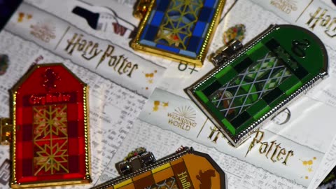 What's Your Hogwarts House? BoxLunch Exclusive Pins! #harrypotter #hogwartshouses #pincollection