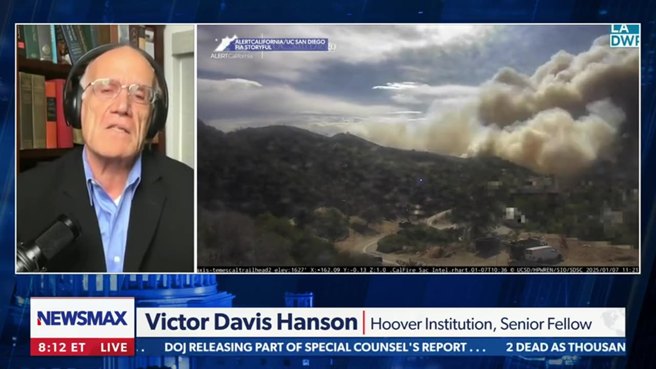 Victor Davis Hanson Condemns California’s DEI Hiring In Fire Departments…