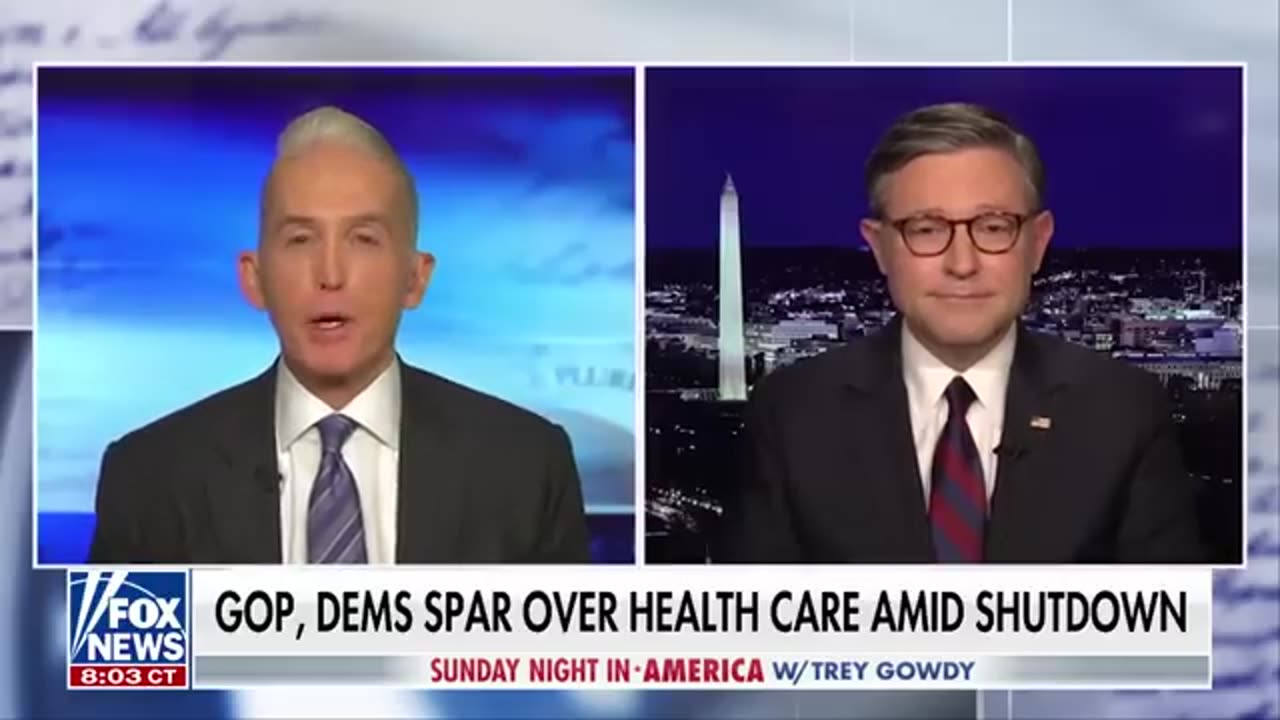 Mike Johnson_ Chuck Schumer is playing a 'self-serving political game'