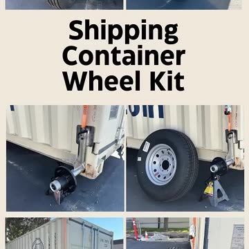 How to Install Wheels on Shipping Containers 🚛🔧 | USA Containers