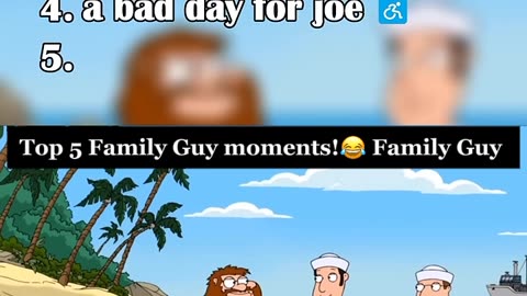 Top 5 Family Guy moments!😂 Family Guy