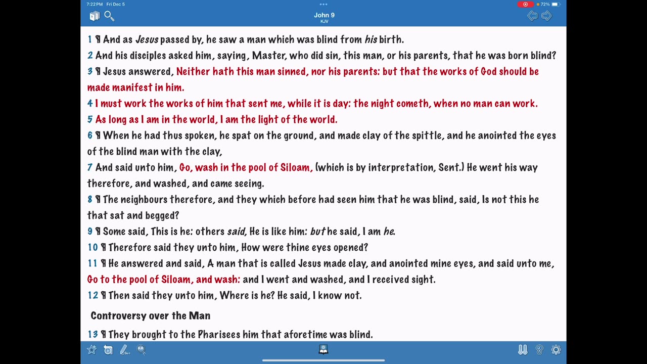 We are in the night no man can work