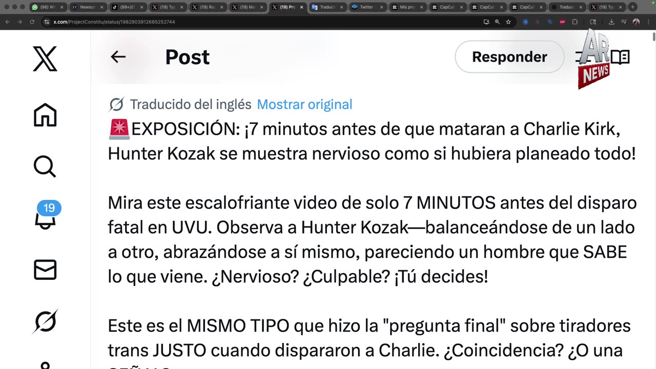 10/28/2025 El encapuchado del Capitolio, un asunto de Estado.