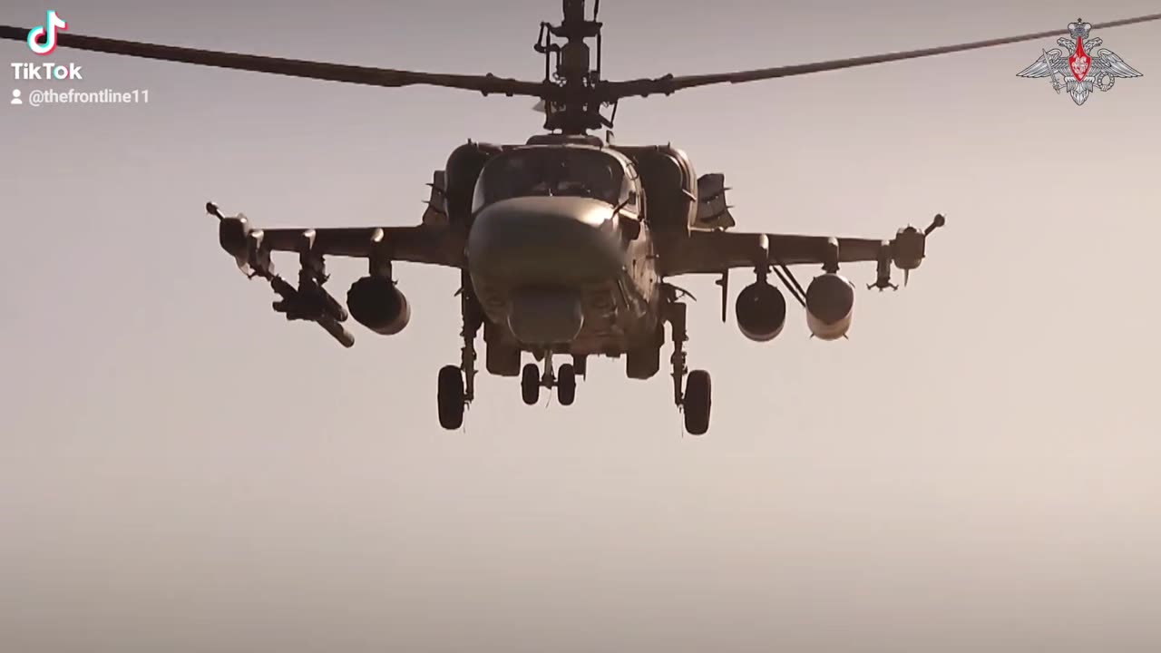 Russian Ka-52 "Alligator" in Action – Devastating Firepower on the Battlefield