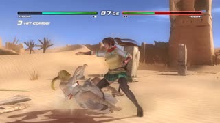 Dead or Alive 5 Last Round: Kasumi (costume 30) vs Helena - 4K
