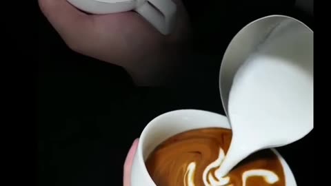 Coffee latte art ☕☕☕