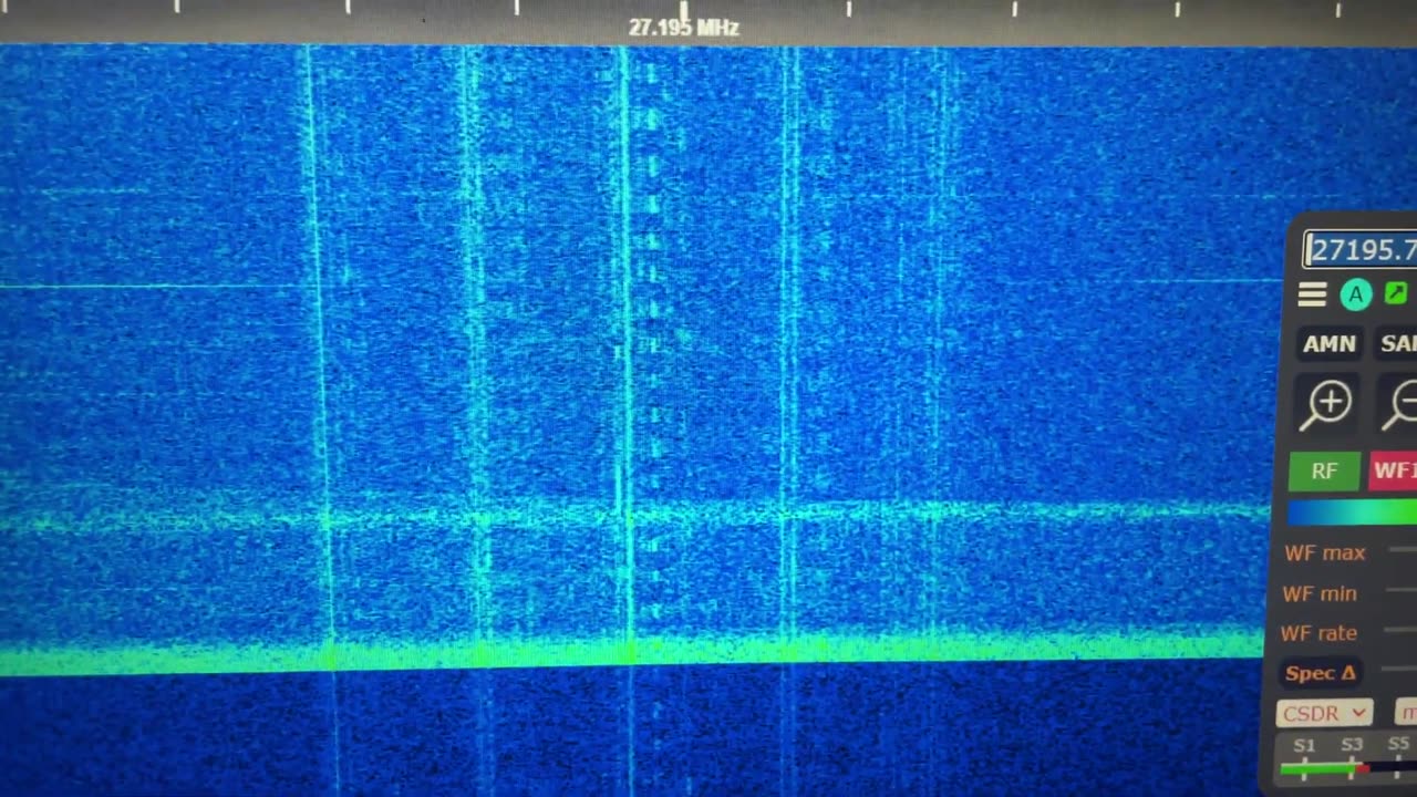 27.94125 UK FM CB Comms + 27.940 Pulsing Data Pager QRM [G8JNJ SDR] - 4 October