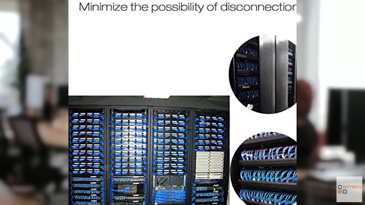 Lancher 19 Inch 1U Cable Management Horizontal Cable Rack Mount Manager with mou