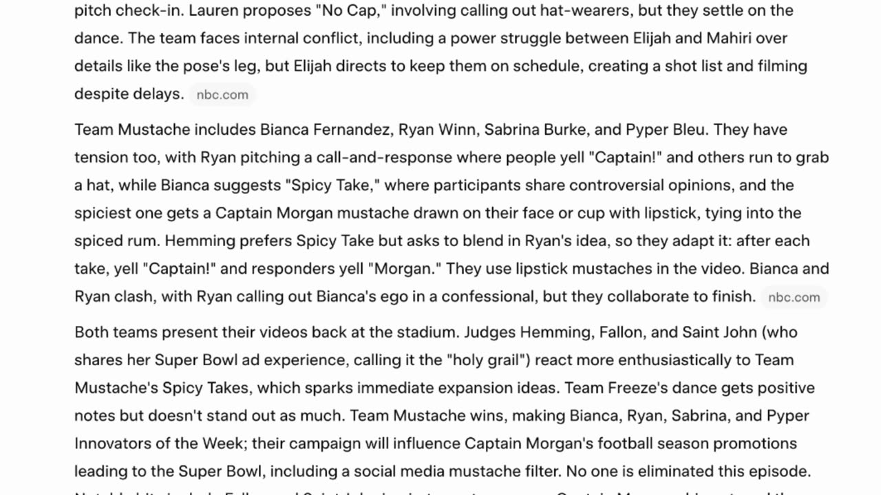 I Let AI Summarize Season 1, Episode 5 of NBC's On Brand with Jimmy Fallon