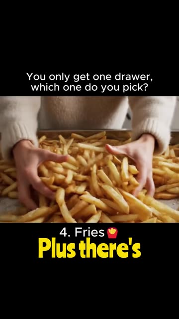 You Only Get One Drawer To Eat Out Of, Choose One! #viral #food #eat