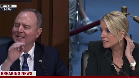 🚨 Pam Bondi TORCHES Adam Schiff in Brutal Hearing Exchange 🔥 | #PamBondi #AdamSchiff #Politics