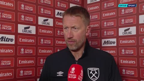 'It didn't look like a corner to me...' | Graham Potter reacts after West Ham knocked out of FA Cup