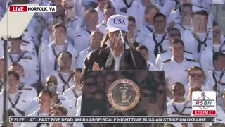 First Lady Melania Trump Delivers Remarks to Energize the U.S. Navy - 10525