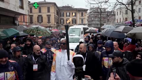 Snoop Dogg stars on day 59 of the 2026 Winter Olympics torch relay